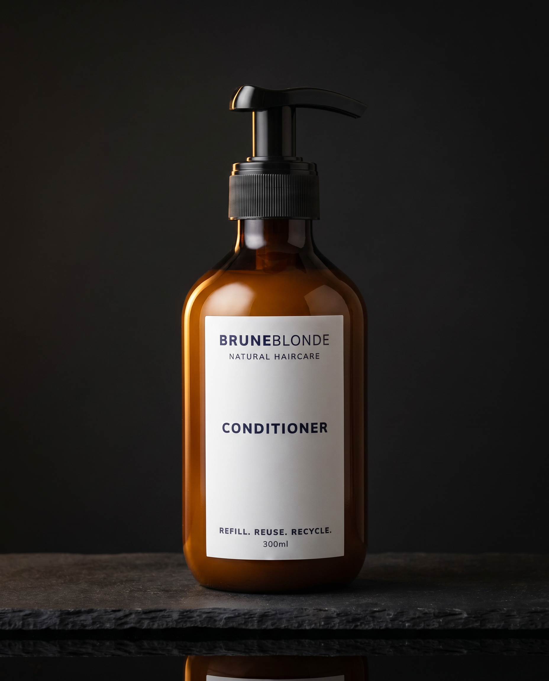 Bruneblonde Refillable Bottle Set DUO - Shampoo & Conditioner