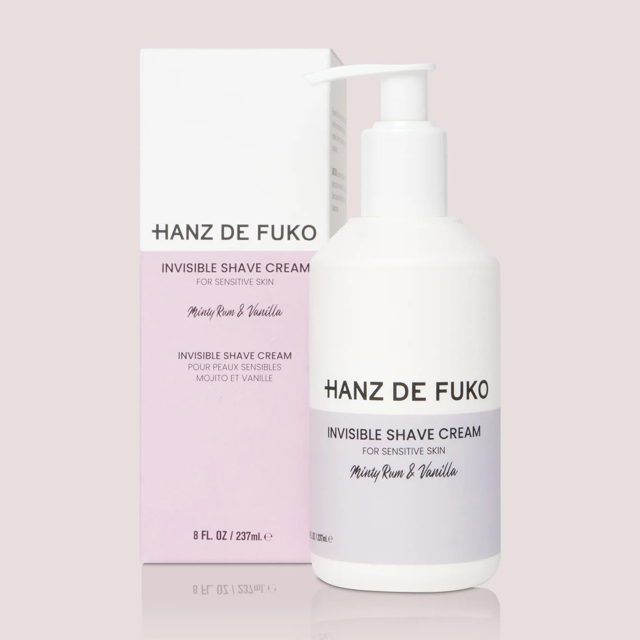 Invisable Shave Cream | Hanz De Fuko | 237ml