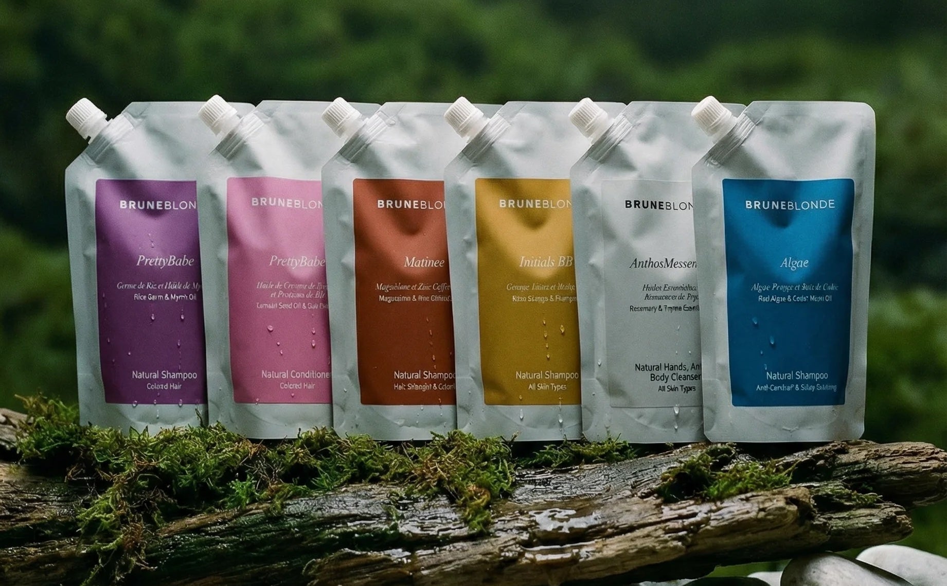 BRUNEBLONDE Natural Haircare Refill Sets