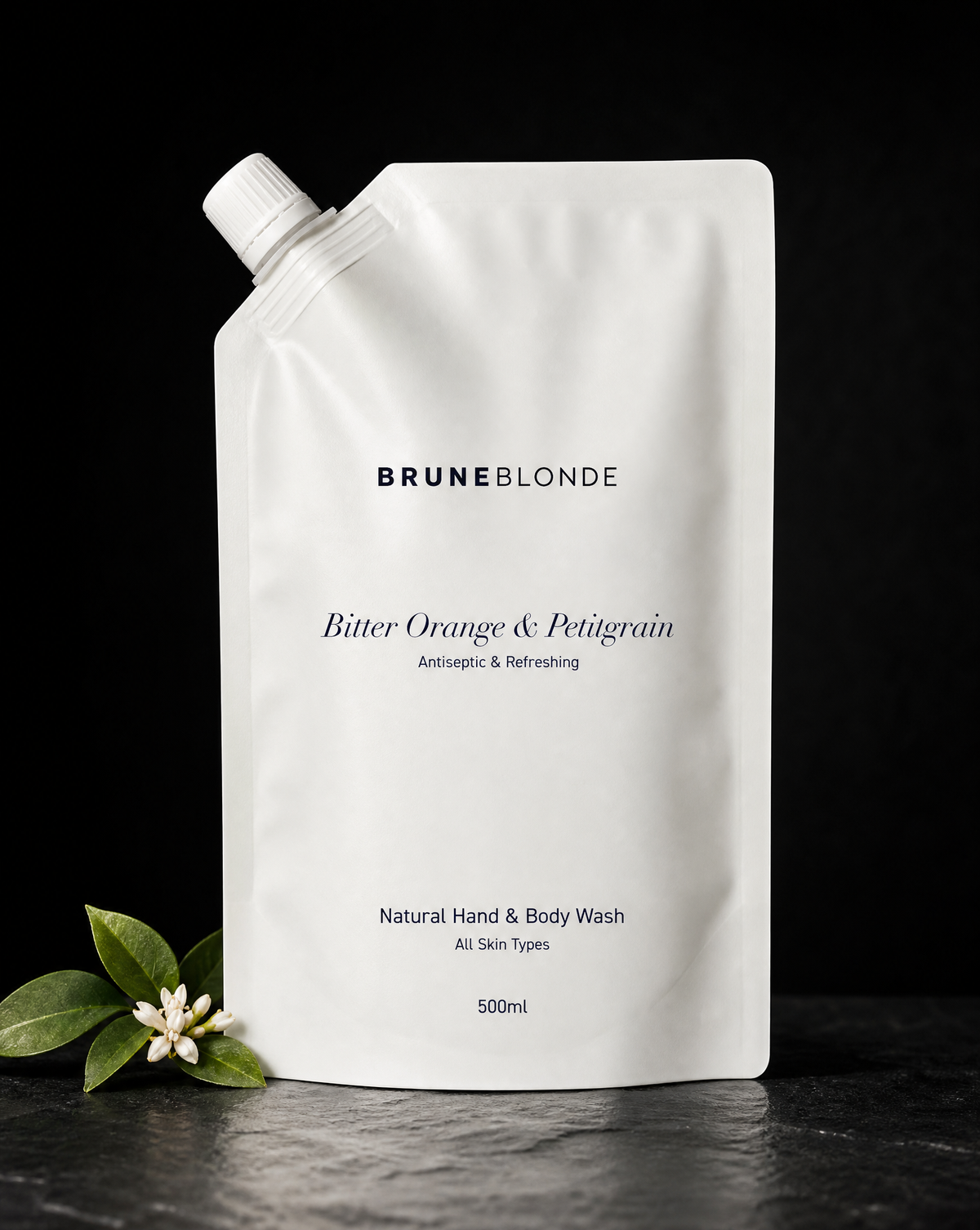 Bitter Orange &amp; Petitgrain Hand and Body Wash | Bruneblonde Natural Haircare | 500ml