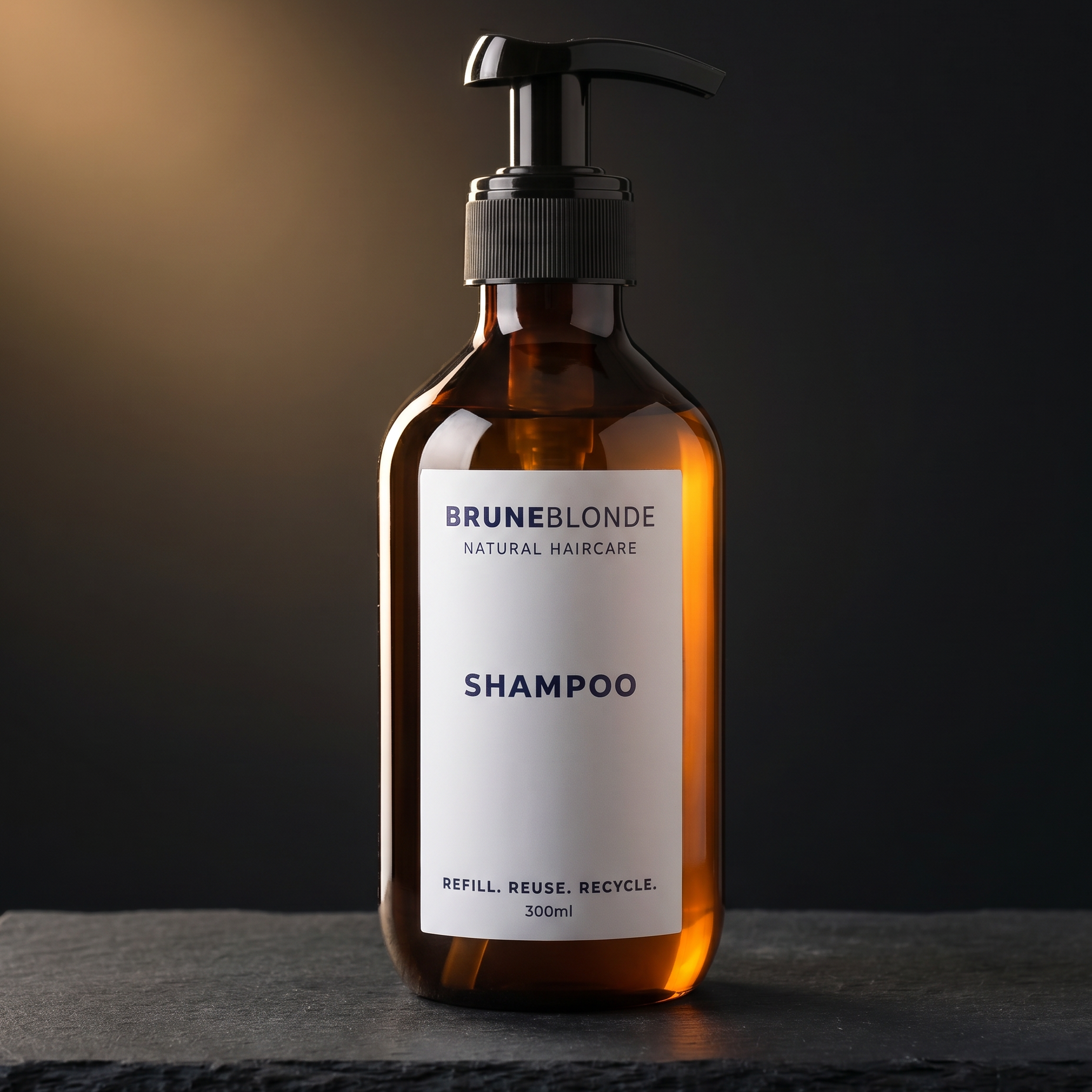 Bruneblonde Refillable Bottle Set DUO - Shampoo & Conditioner