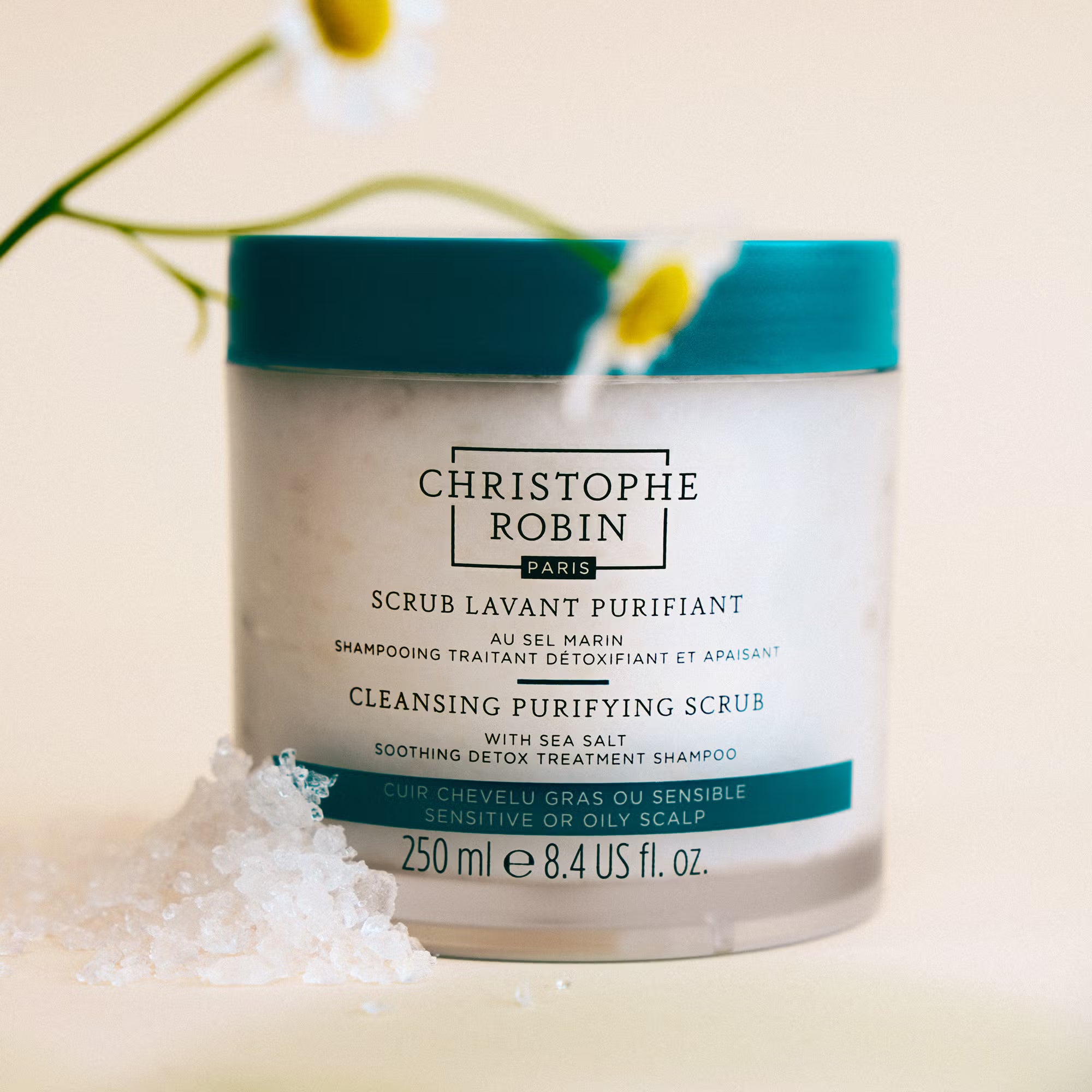 Cleansing Purifying Scrub with Sea Salt | Christophe Robin | 250ml