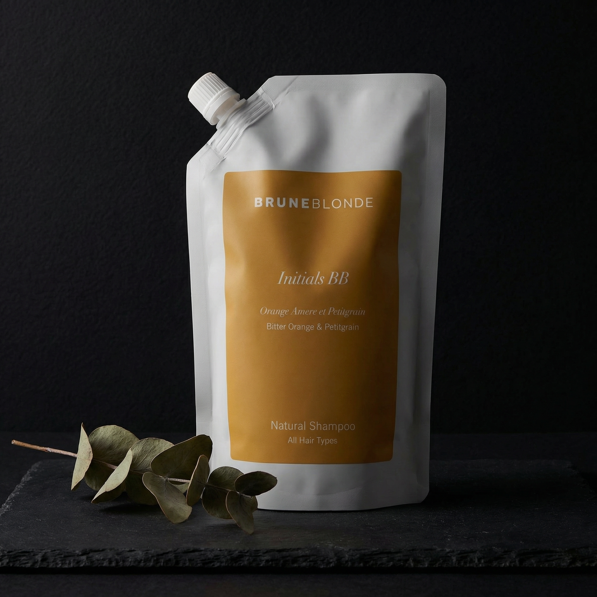 Initials BB Bitter Orange & Petitgrain Shampoo | Bruneblonde Natural Haircare | 500ml