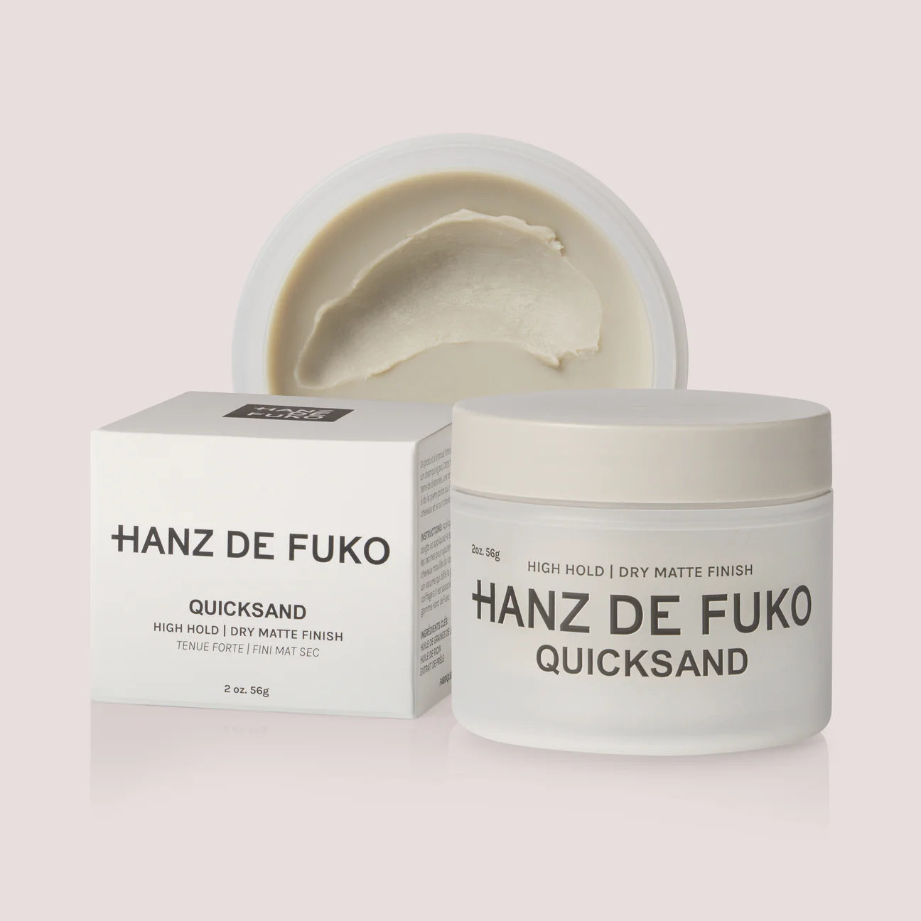 Quicksand: Hair Styler, High Hold, Dry Matte Finish
